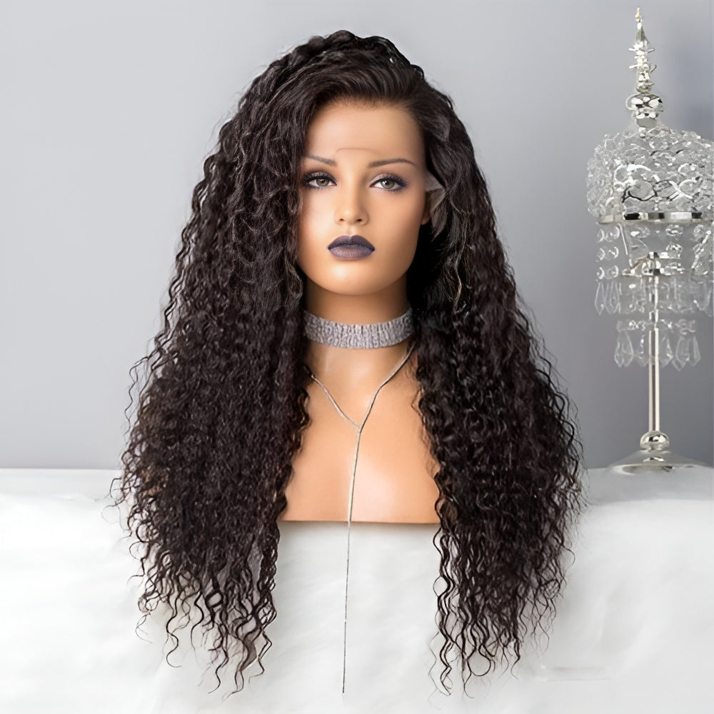 Brazilian Deep Wave 13x4 HD Lace Frontal Wig 250% density