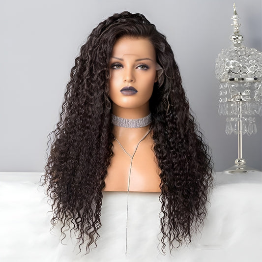 Brazilian Deep Wave 13x4 HD Lace Frontal Wig 250% density