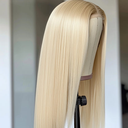 Brazilian Straight  Blonde 613 5x5 HD Lace Closure Wig 250% density
