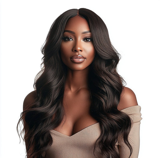 Brazilian Hair - U PART with 180% Density