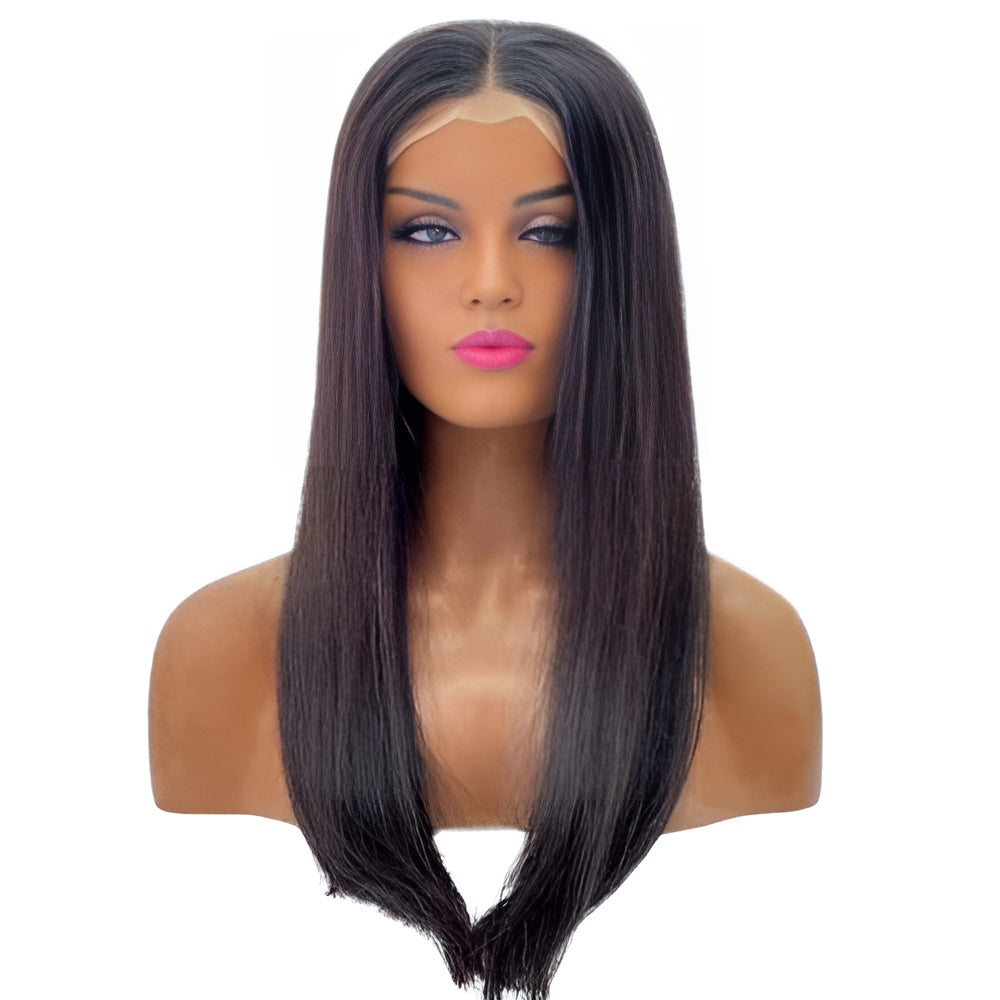 Brazilian Straight 5x5 HD Lace Closure Wig in 180% density