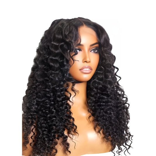 Brazilian Deep Wave 5x5 HD Lace Closure Wig 250% density