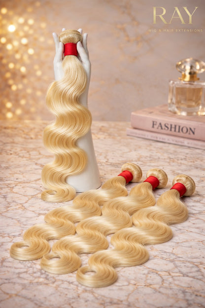 Body wave - Virgin Brazilian Hair blond 613