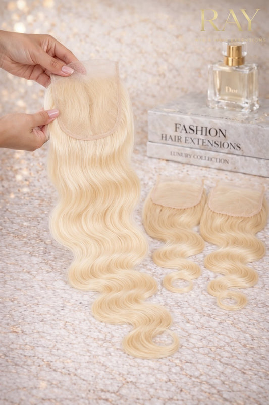 Brazilian 613 Blonde HD 5x5 Lace Closure body wave