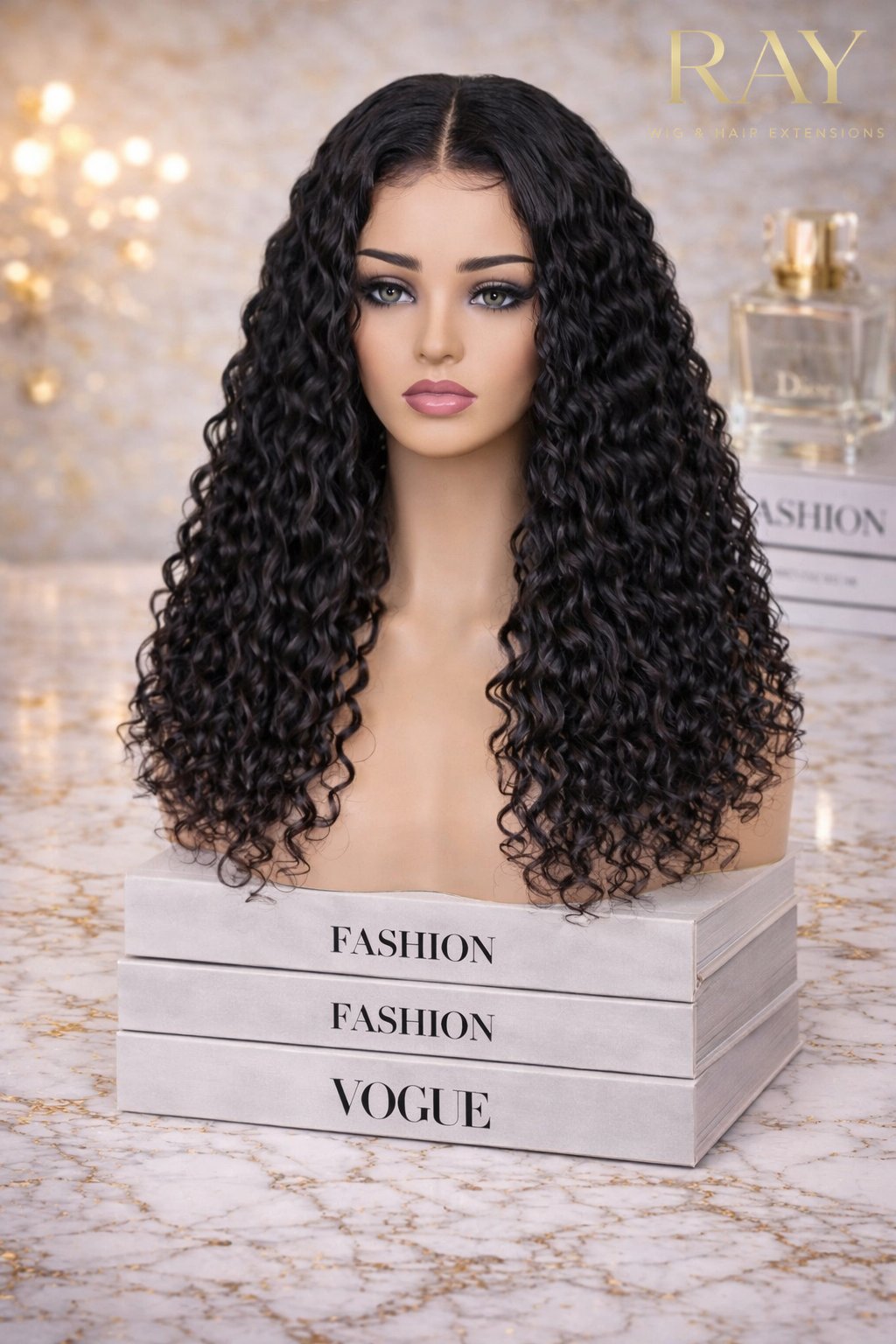 Brazilian Deep Wave 5x5 HD Lace Closure Wig