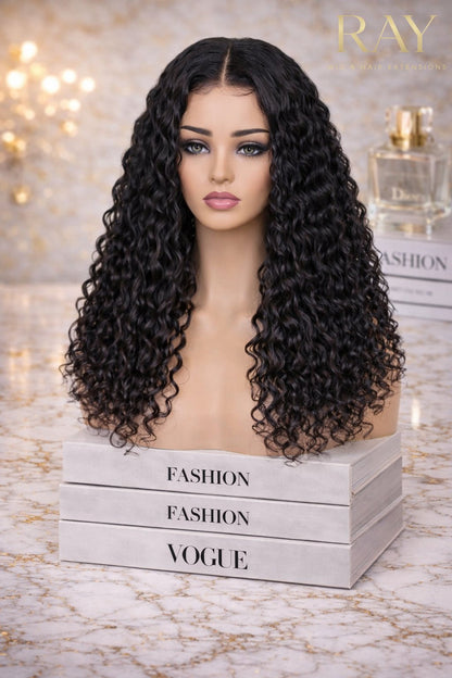 Brazilian Deep Wave 5x5 HD Lace Closure Wig