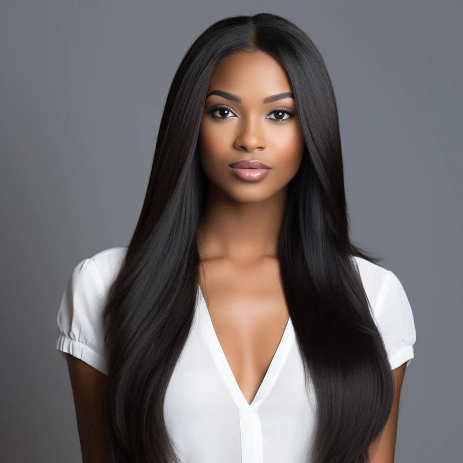 Brazilian straight 5x5 HD Lace Closure Wig