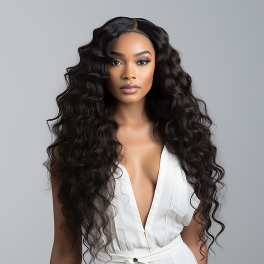 Brazilian Deep Wave 5x5 HD Lace Closure Wig 250% density