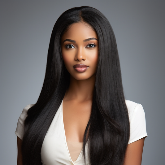 Brazilian Straight 5x5 HD Lace Closure Wig in 180% density