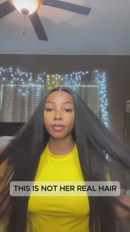 Brazilian straight 5x5 HD Lace Closure Wig