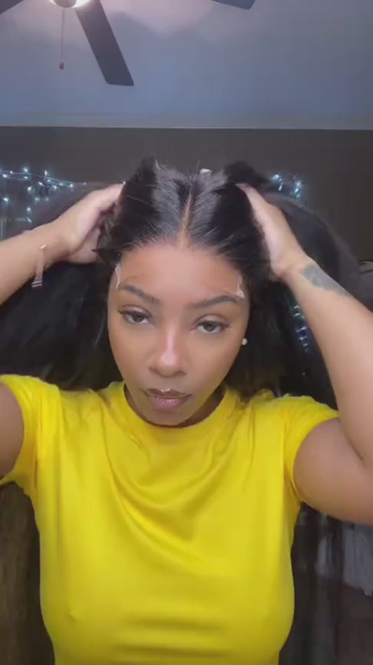 Brazilian straight 5x5 HD Lace Closure Wig