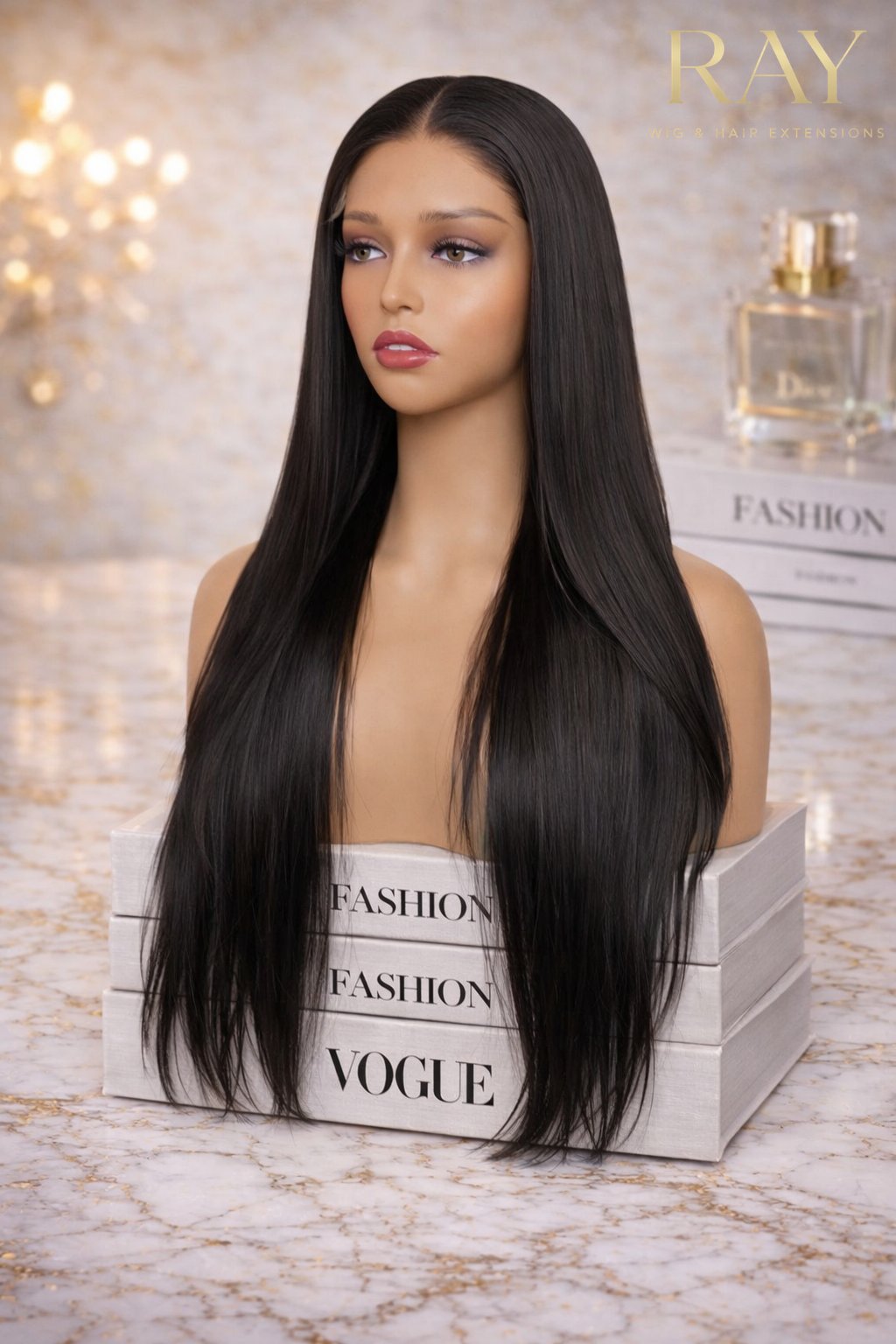 Brazilian straight 5x5 HD Lace Closure Wig